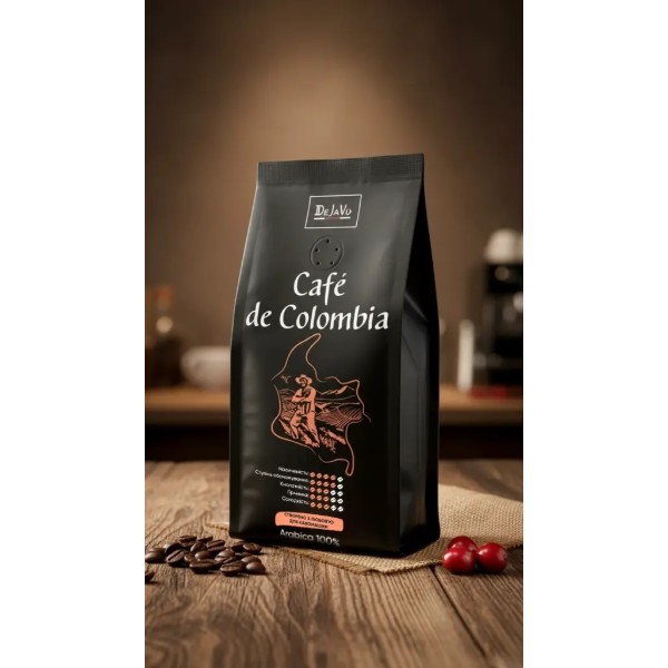 Фото - Кофе в зернах DeJaVu Cafe de Colombia 250г